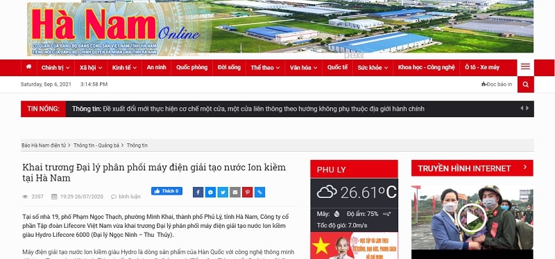 Top những trang web chuyên đưa tin nóng Hà Nam uy tín, chính xác